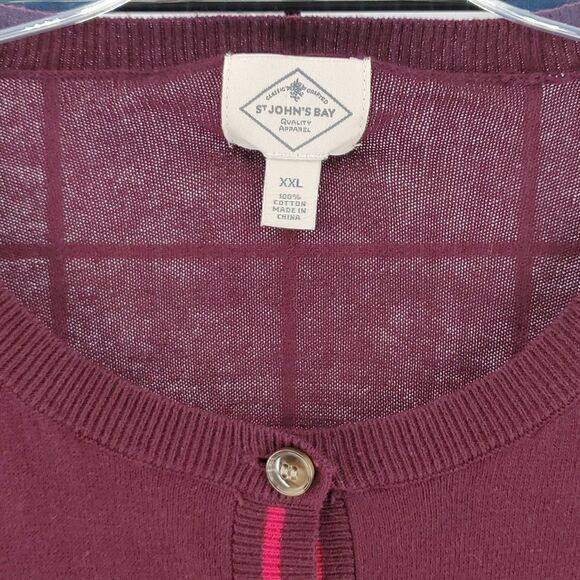 St John's Bay Button Sweater NWT - Picture 2 of 9